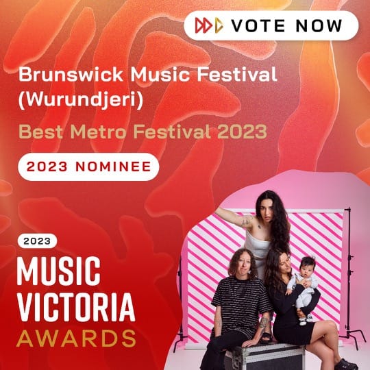 Best Metro Festival 2023 Nominee Brunswick Music Festival (Wurundjeri)