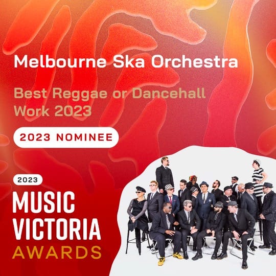 Best Reggae or Dancehall Work 2023 Nominee Melbourne Ska Orchestra
