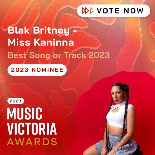 Best Song or Track 2023 Nominee Miss Kanninna for 'Blak Britney'