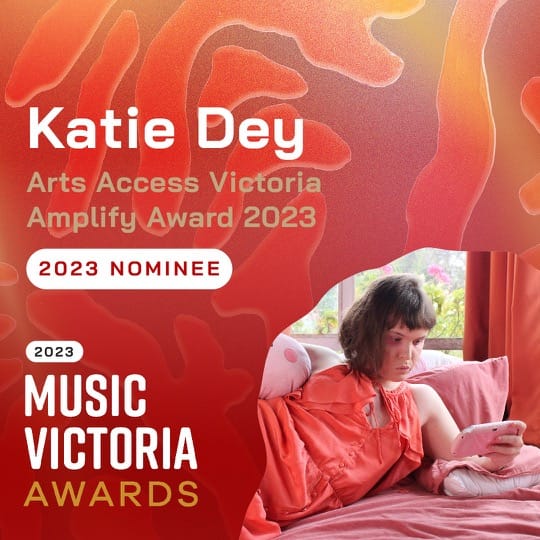 Arts Access Victoria Amplify Award 2023 Nominee Katie Dey